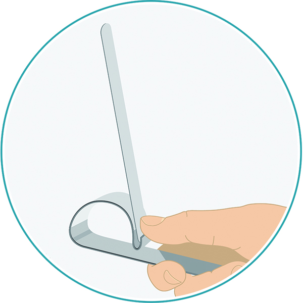 ImpressArt: strumento per la piegatura del bracciale, posizionare il bracciakle