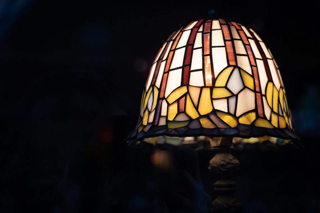 Lampada in vetro stile Tiffany