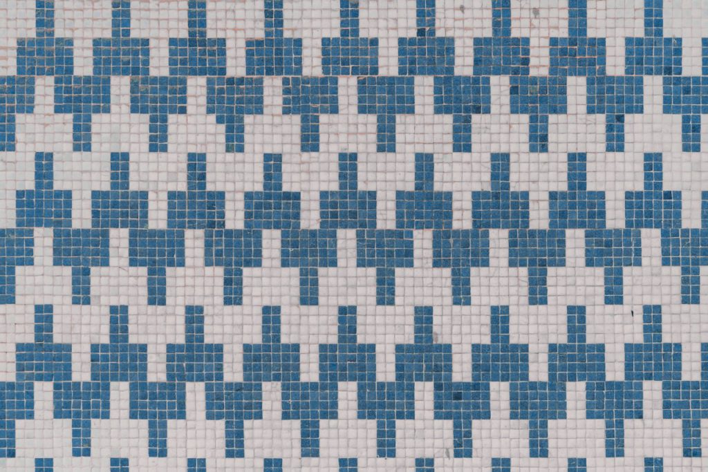Mosaico a pattern geometrico